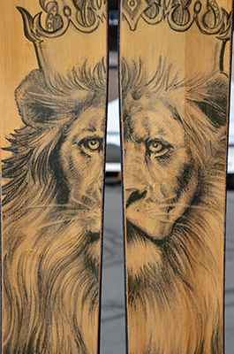 EXP with Jamaican Lion on Bamboo