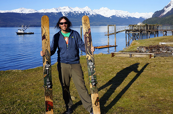 Wood Veneer Tsunami Powder Boards; Brennan Lagasse, AK